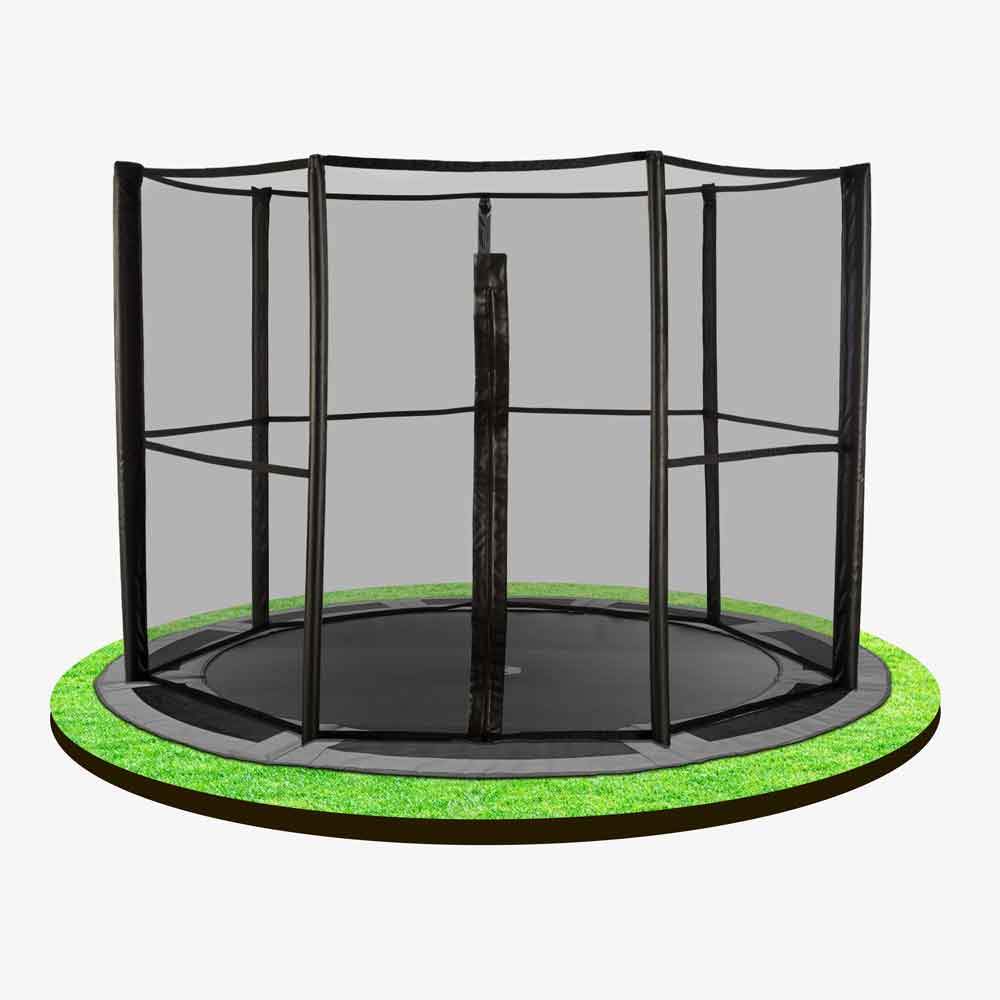 In-Ground Trampoline Safety Enclosure
