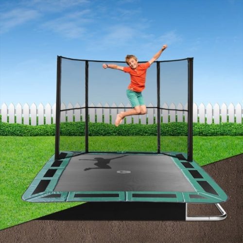 14ft x 10ft Capital In-Ground Trampoline Safety Enclosure - Side