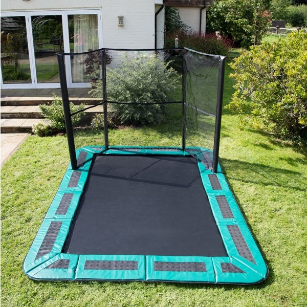 14ft x 10ft Capital In-Ground Trampoline Safety Enclosure - Side