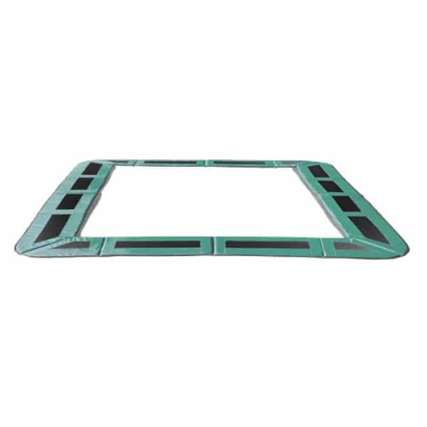 14ft x 10ft TDU Vented Trampoline Pads - Green