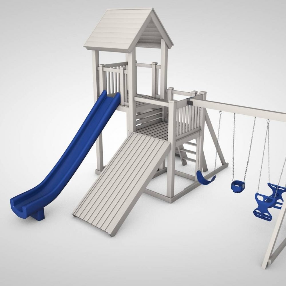 The Castle Backyard Swing Set