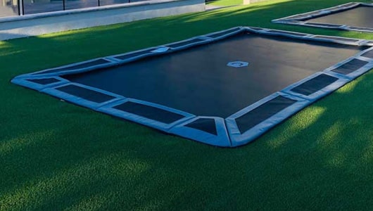 Built-In Backyard Trampolines In A Home In Alabama, AZ